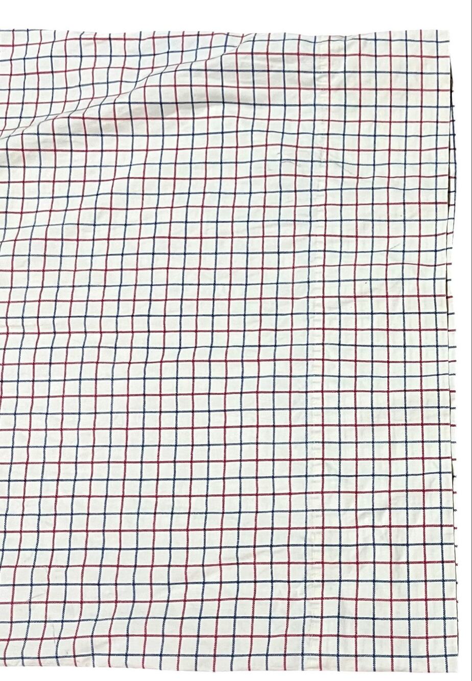 Ralph Lauren Vintage Pillowcases Oxfordshire Eaton Plaid King Set of 2 Cotton